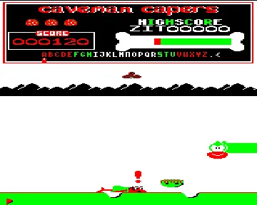 Caveman Capers (1985)(Icon Software)[a] screen shot game playing